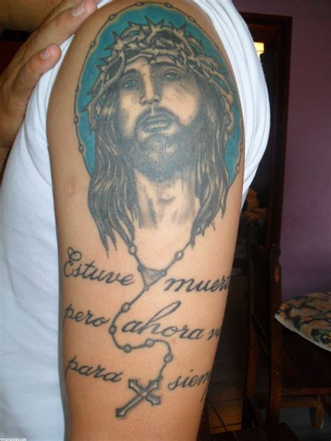 Tatuajes De La Cara De Cristo En El Brazo Farewellstory