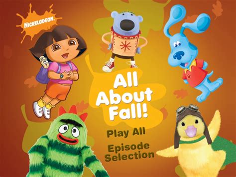 Nickelodeon All About Fall Dvd Menu By Nickelodeonfan2009 On Deviantart