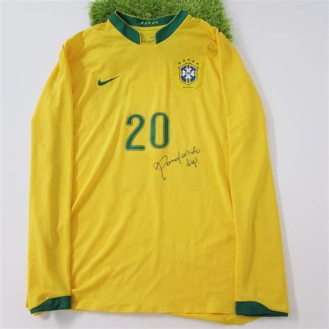 Complete overview of ecuador vs brazil (copa america zona norte) including video replays, lineups, stats and fan opinion. Ronaldinho match worn shirt, Brazil-Ecuador, friendly ...