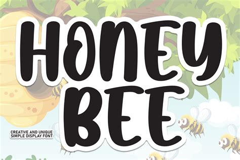 Honey Bee Font By William Jhordy · Creative Fabrica