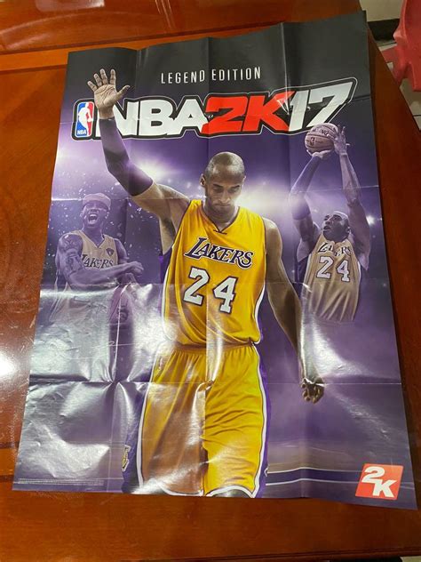 Nba 2k17 Legend Edition Poster Kobe Bryant Video Gaming Gaming