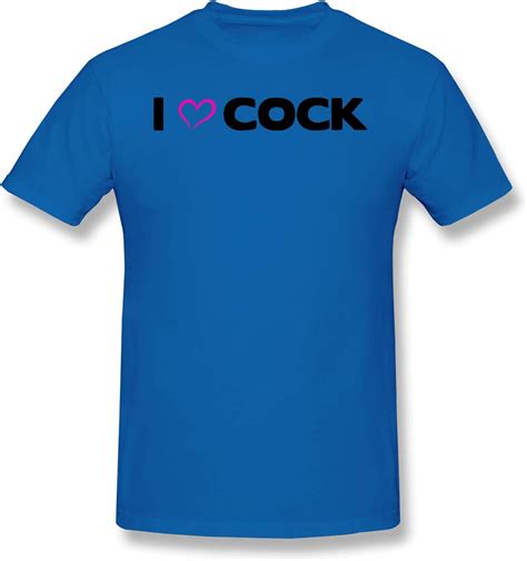 I Love Cock Mens Basic Short Sleeve T Shirt Adult Unisex Short Sleeve