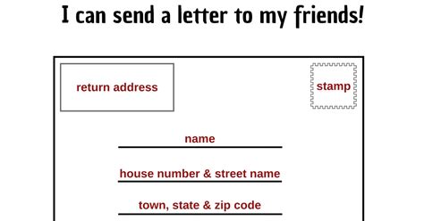 addressing an envelope template letter