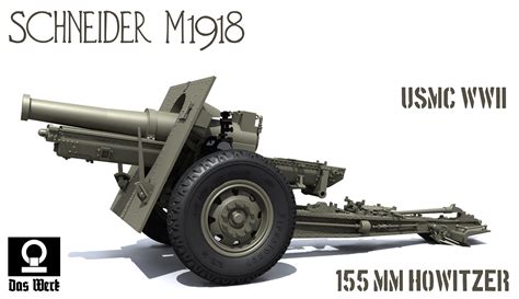 The Modelling News Preview Us 155mm Howitzer M1918 Usmc In 135th