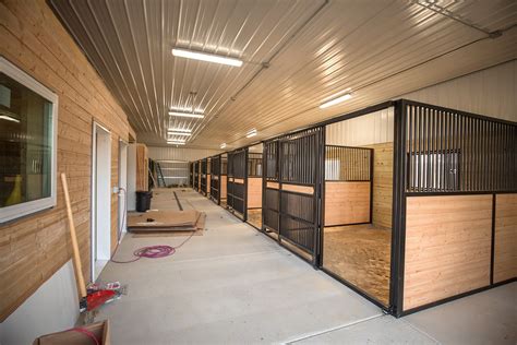 Equine Expressions Build A Barn ~ Stalls Are Up