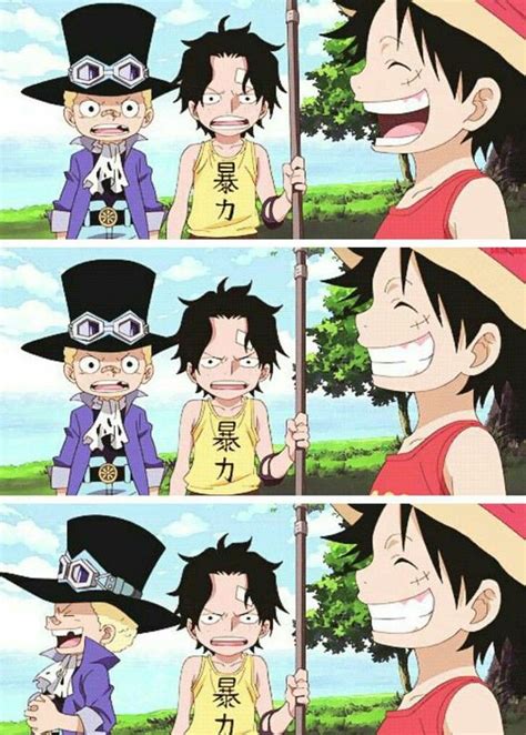Acesabo And Luffy Are The Sweetest Brothers One Piece Asl One Piece