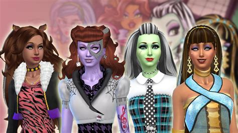 Sims 4 Monster 35 Images Sims 4 Hairs Sims 4 Leahlillith S Hair Did