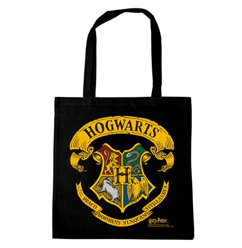 Harry Potter Hogwarts Logo Baumwolltasche Logoshirt Shopde