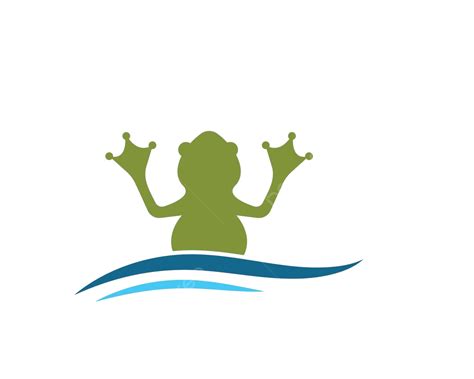 Frog Logo Template Vector Illustration Frogs Wildlife Sign Vector