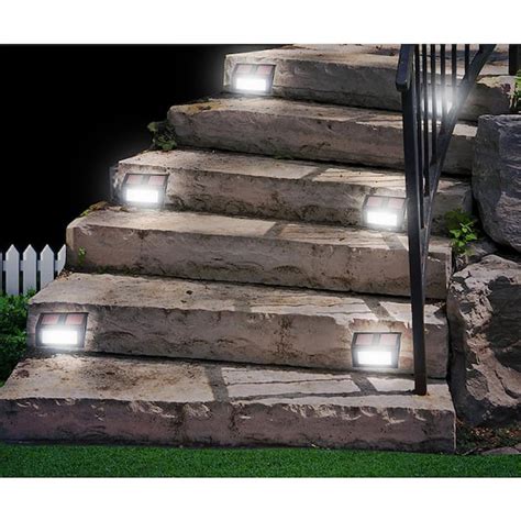 Outdoor Step Lights For Concrete Solar Outdoor Lighting Ideas