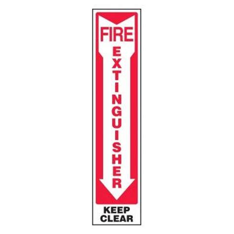 Buy Accuform Frmfxg584xt Safety Sign Fire Extinguisher Keep Clear Mega Depot