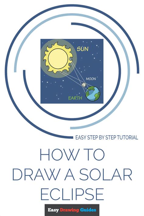 How To Draw A Solar Eclipse Really Easy Drawing Tutorial