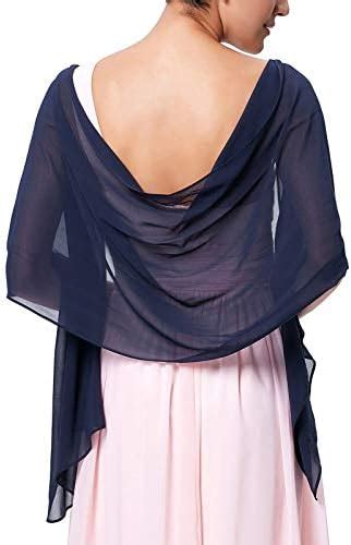 Kate Kasin Soft Chiffon Pashmina Scarf Shawls And Wraps For Formal Evening Party Dress Bride