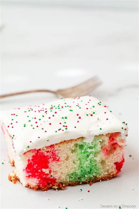 An easy christmas cake recipe that turns out perfect every time. Christmas jello poke cake recipe only requires a few ...
