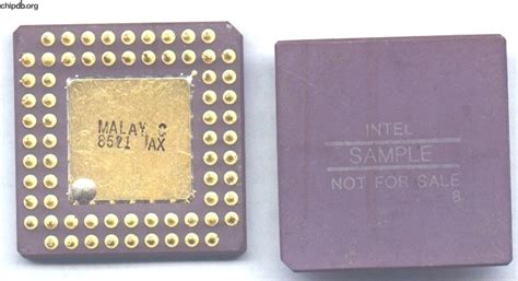 Intel 286 Unrated Or Mechanical Engineering Samples Intel 286