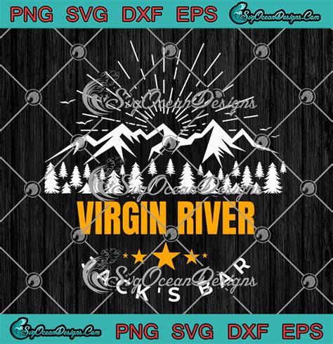 Virgin River Jacks Bar Vintage Retro Svg Virgin River T Svg Png Eps Dxf Pdf Cricut File