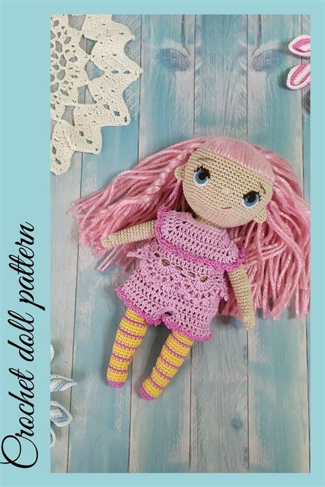 Soft Crochet Baby Doll Pattern Pdf Stuffed Amigurumi Doll Tutorial
