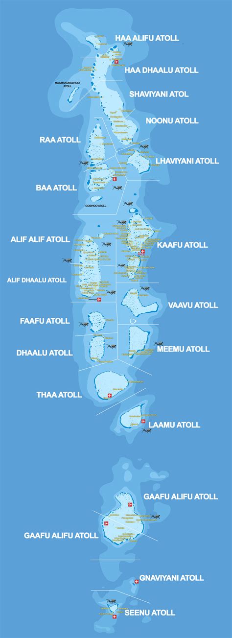 Maldives Map With Resorts Airports Atolls And All Local Islands 2021