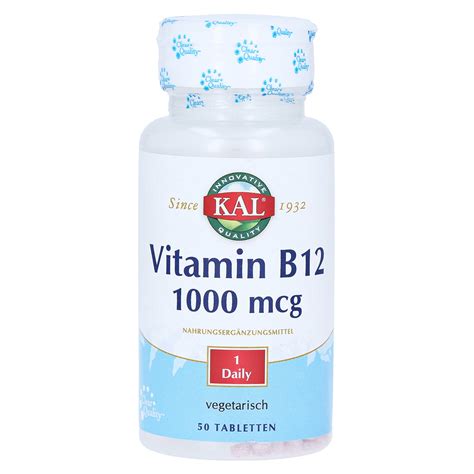 Vitamin B12 1000 µg Tabletten 50 Stück Kaufen Medpex