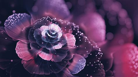 Pink Fractal Flowers 4k Hd Abstract Wallpapers Hd