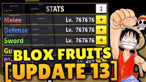 Blox fruits codes roblox has the maximum updated listing of operating codes that you could redeem at no cost revel in boosts, stat refunds, and money. Blox Fruits Codes Update 13 : A script with very good features for this game!