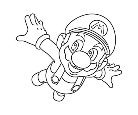 Mario Lakitu Coloring Pages Clip Art Library