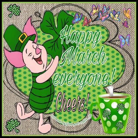 Piglet Happy March Image Pictures Photos And Images For Facebook