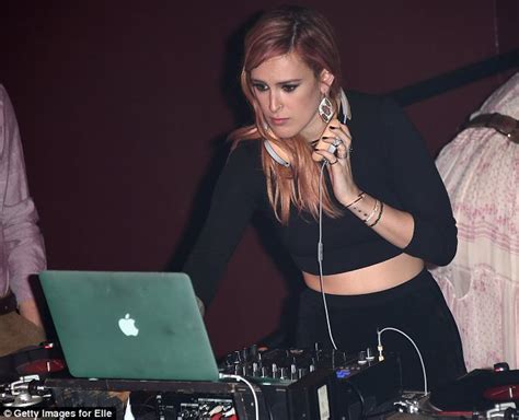 rumer willis flashes her pink underwear in revealing slashed skirt at music event daily mail