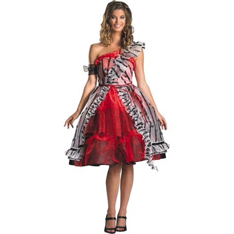 Alice In Wonderland Alice Red Court Dress Adult Costume