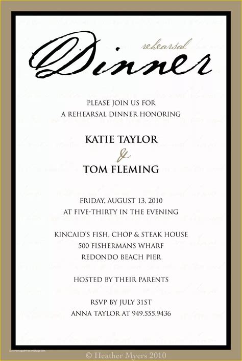 Free Printable Dinner Party Invitations Templates Of 10 Best Of Dinner