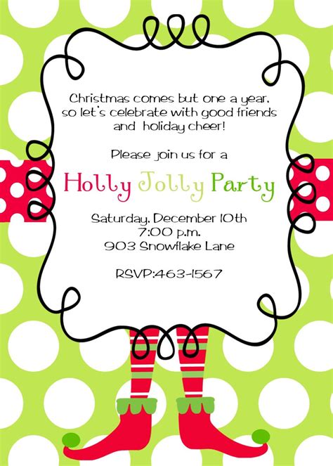 Christmas Party Invitations Christmas Party Christmas Party Invitation Template
