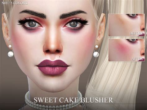 Female Cheek Makeup Blush Makeup The Sims 4 P1 Sims4 Clove Share