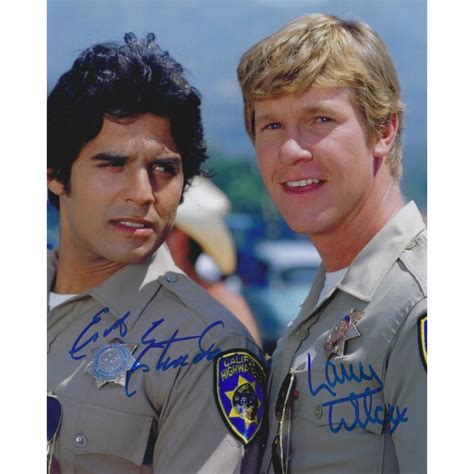 Autographe Chips Erik Estrada And Larry Wilcox
