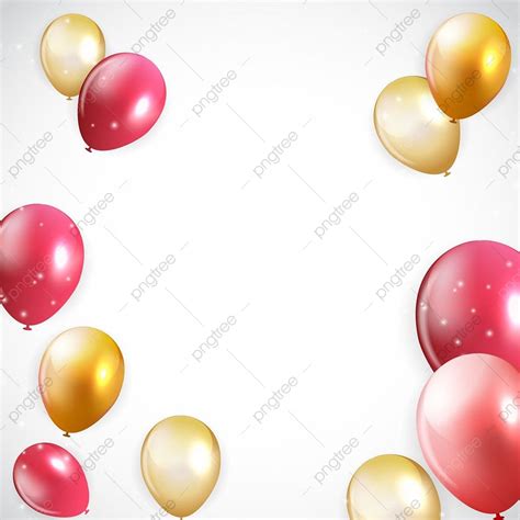 Happy Birthday Balloons Vector Art Png Glossy Happy Birthday Balloons