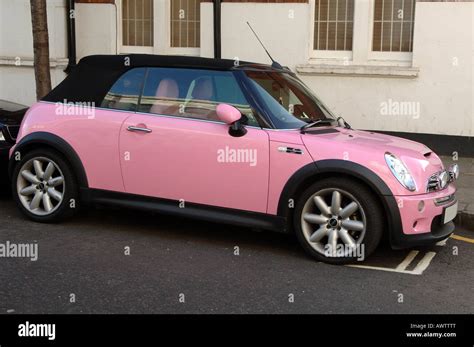 Mini Cooper Convertible Pink