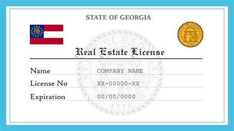 Georgia Real Estate License License Lookup