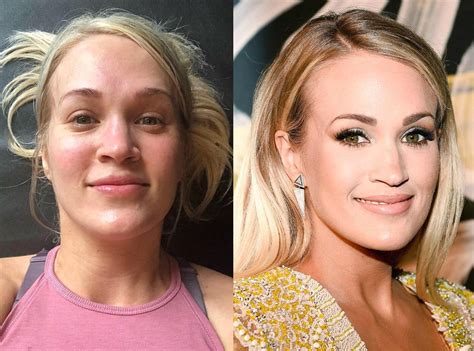 Carrie Underwood From Stars Without Makeup E News