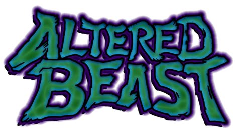 English Altered Beast Logo By Fonzi9864 On Deviantart