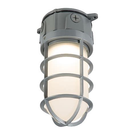 Shop ceiling lights top brands at lowe's canada online store. Halo Gray Outdoor Integrated LED Vapor Tight Wall or ...