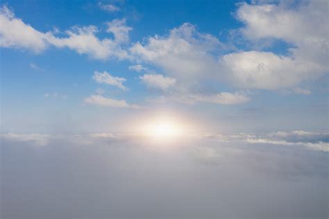 Sea Of Clouds Above The Stratosphere Stock Photo Download Image Now