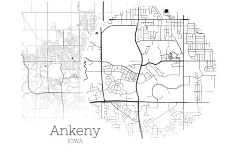 Ankeny Iowa City Map Graphic By Svgexpress · Creative Fabrica