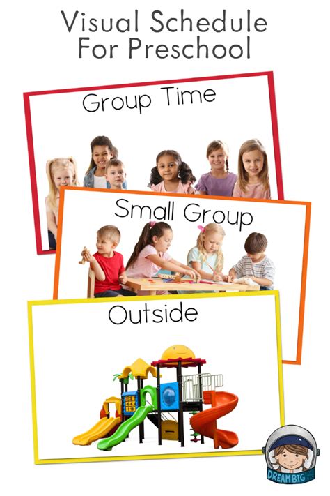 Using Visual Schedule Cards To Help With Transition In Preschool