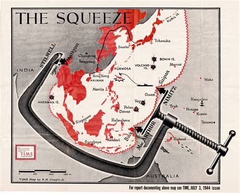 Map Showing Japanese Wartime Strategy World War Ii In Philippines Hot