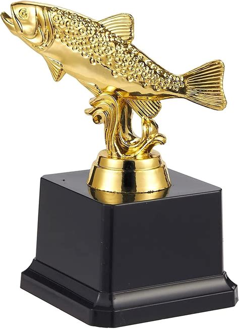 Juvale Fishing Trophy Gold Award Trophy Fishing Tournaments