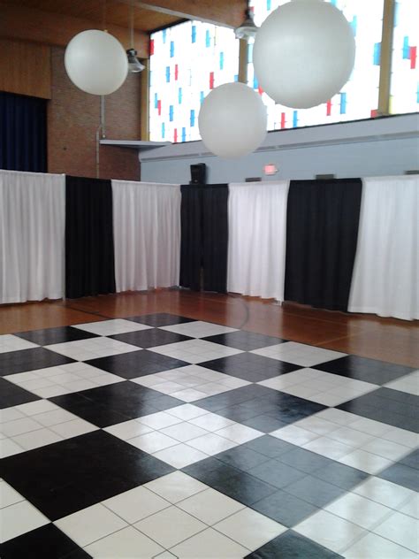 Call or text us today! Dance Floor- Black and White - Sterling Party Rentals