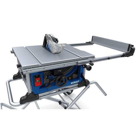 Kobalt 10 In 15 Amp Portable Jobsite Table Saw With Gravity Rise Stand