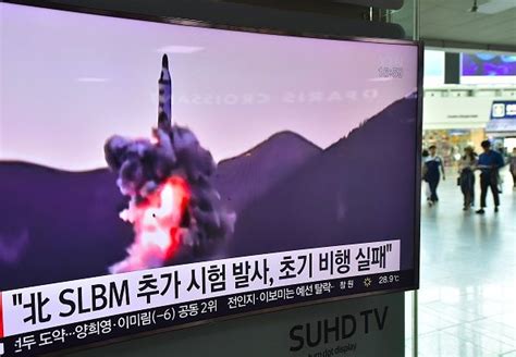 North Korea Reportedly Test Fires Submarine Missile The Week