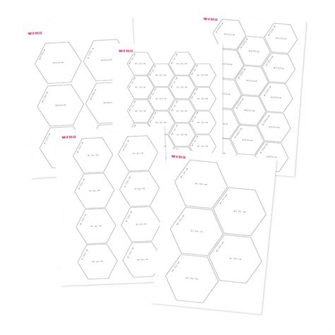 6 Inch Hexagon Template