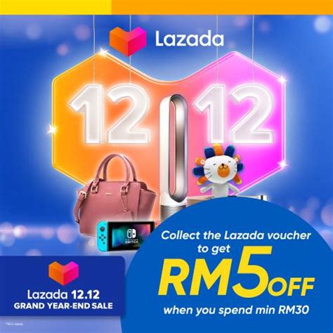 Collect lazada voucher codes to get extra savings. Lazada 12.12 Sale RM5 OFF Voucher With Touch 'n Go eWallet ...
