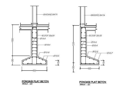 Detail Pondasi Tiang Pancang